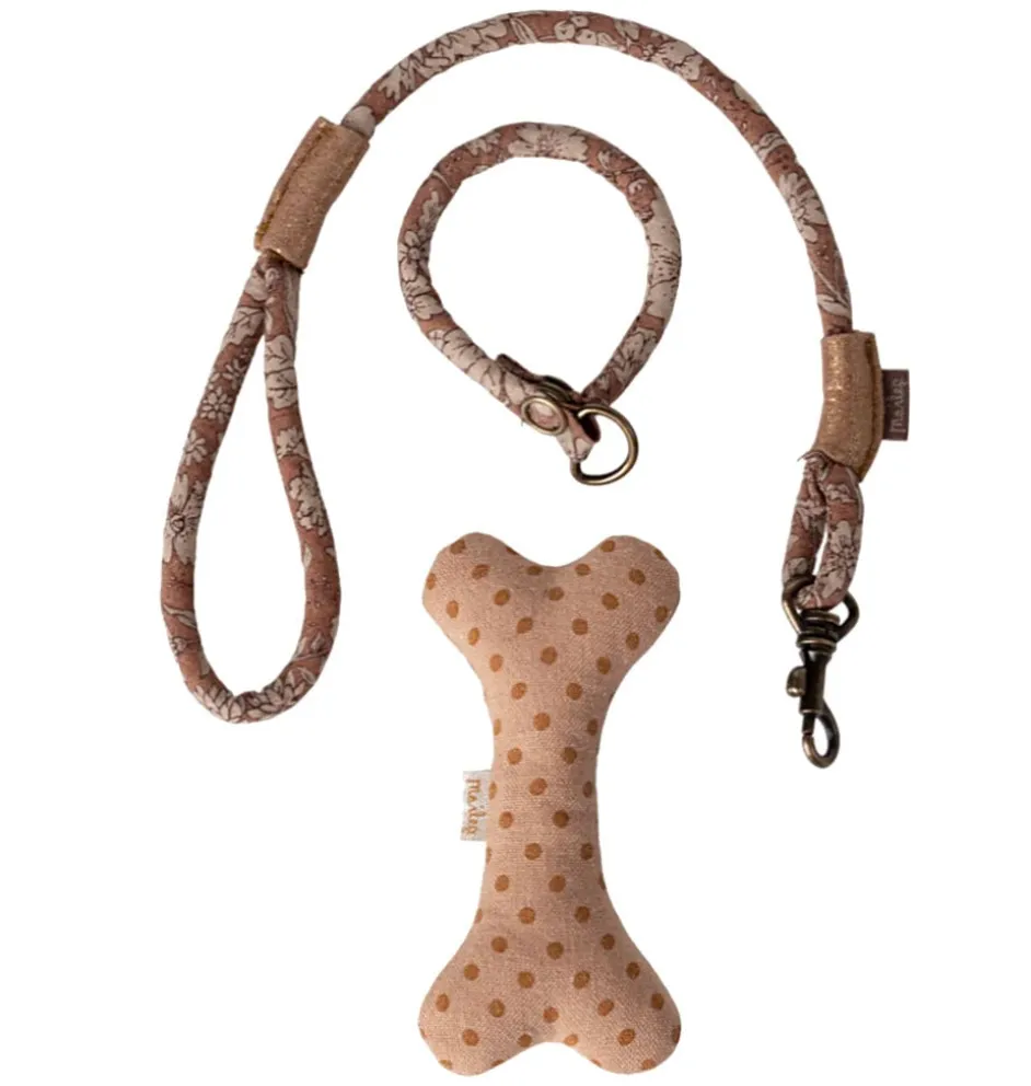 Maileg puppy supply set in metalen koffertje