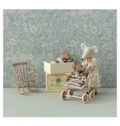 Maileg Sleepy wakey babymuisje jongen in luciferdoos