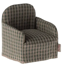 Maileg stoel voor de muisjes / groen geruit