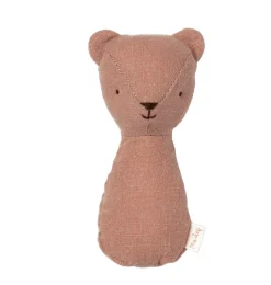 Maileg teddybeer rammelaar / oud roze