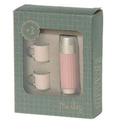 Maileg thermoskan en kopjes / soft coral