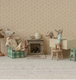 Maileg tweeling muisjes in luciferdoosje met beddengoed / collectie 2025