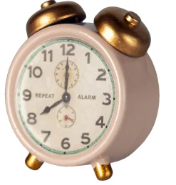 Maileg wekker voor de muisjes / roze/powder