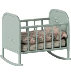 Maileg wiegje / schommelwiegje blauw mint