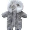 Mamamemo sneeuwpak / skipak grijs voor Gordi poppen