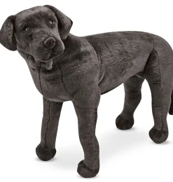 Melissa & doug levensechte zwarte labrador retriever knuffel