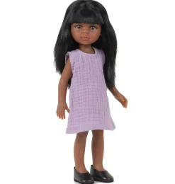 Minikane jurk Iva voor Amigas poppen / lila