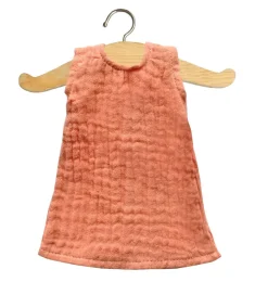 Minikane jurk voor Amigas poppen / papaya
