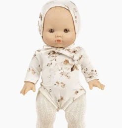 Minikane / romper voor de Gordi poppen / design: Fleurs d'autumne