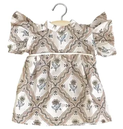 Minikane Amigas poppen / robe Daisy en coton Alma