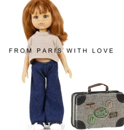 Minikane Amigas u2013 Ensemble pantalon Jean et top Faustine en double gaze galet