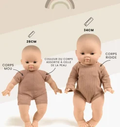 Minikane badjas voor de Collection Babies - u00e9cru