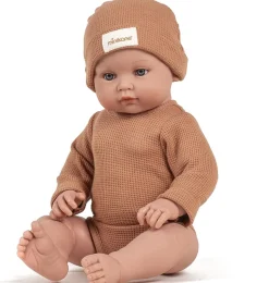 Minikane Bambinis u2013 Ensemble body manches longues Andru00e9a et bonnet en nid du2019abeille pu00e9tale - Copy