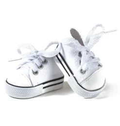 Minikane basketbalschoenen Komvers wit voor Gordi poppen