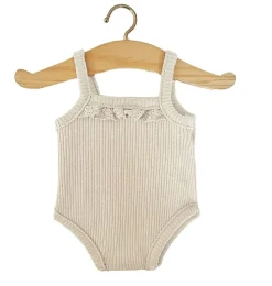 Minikane body / bodysuit / ondergoed voor Gordi poppen / kleur lin naturel