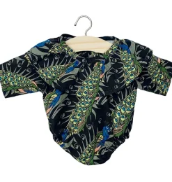Minikane body Colombine en coton paons / pauwenprint voor Gordis