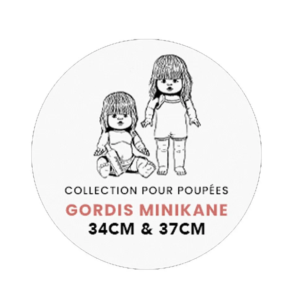 Minikane body met print voor Gordi poppen