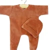Minikane ensemble babies dors bien / velour Nikky Marsala