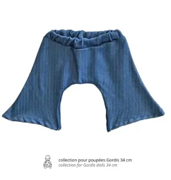 Minikane flared jeans gestreept voor Gordi poppen