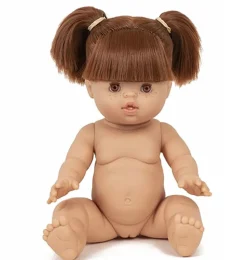 Minikane Gordi pop Raphau00eblle met bruine slaapogen b keuze