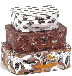 Minikane koffertje met mooie (Minikane) print