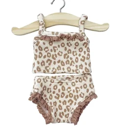 Minikane ondergoedsetje voor Gordi poppen / luipaardprint