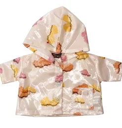 Minikane regenjas voor Gordi poppen design Happy Clouds