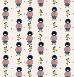 Minikane regenjas voor Gordi poppen / print Jade