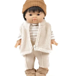 Minikane skibroek en trui voor de Gordi poppen