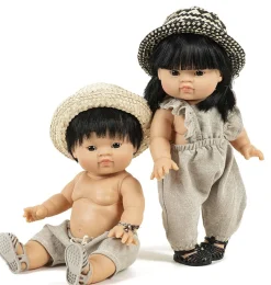 Minikane strohoed Pablo Noir voor Gordi poppen