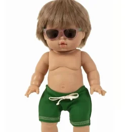 Minikane zwembroek Vito vert voor Gordi poppen