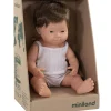 Miniland pop jongen met Down Syndrome 38 cm