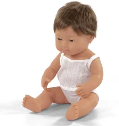 Miniland pop jongen met Down Syndrome 38 cm