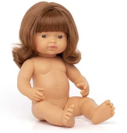 Miniland pop meisje met rood haar / b-keuze / zonder doos