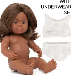 Miniland poppen meisje Aboriginal 38 cm