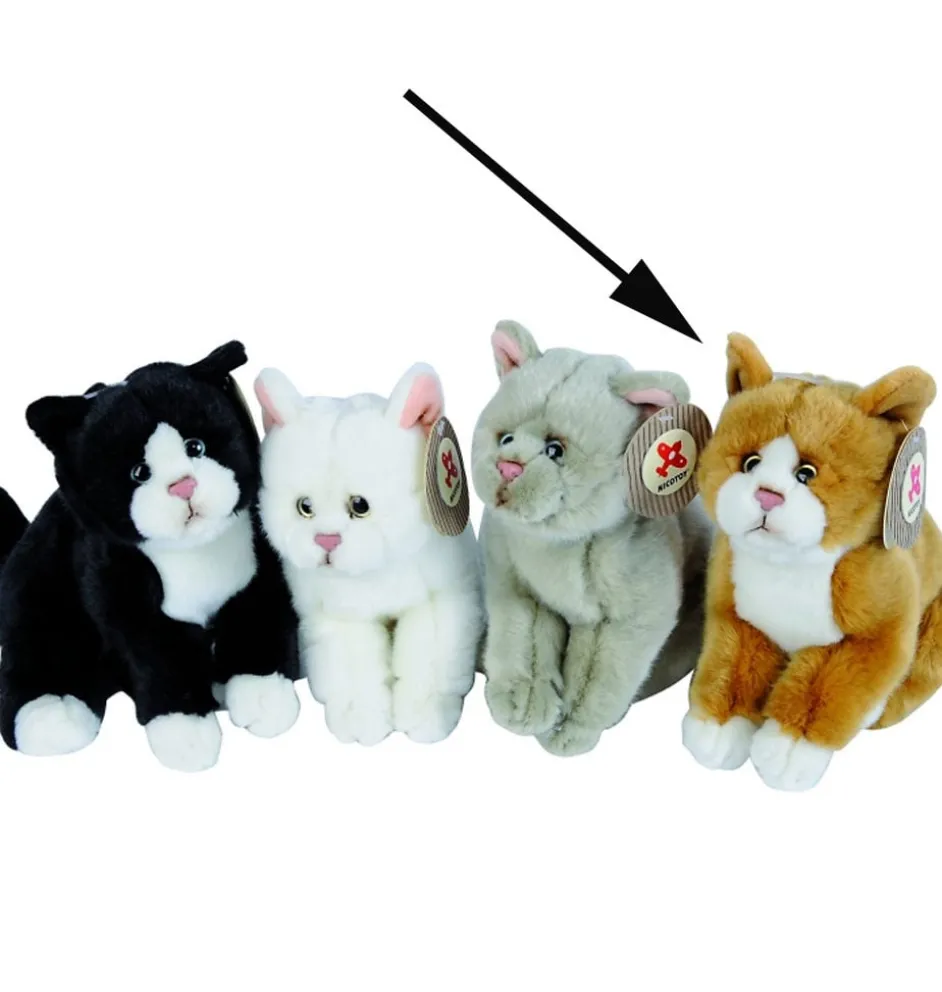 Nicotoy knuffelkat rode kater