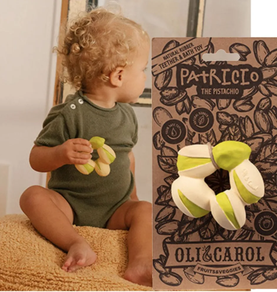Oli & Carol Patricio de pistachio bijt- en badspeeltje