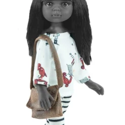 Paola Reina Amigas poppen kledingset Nora met tas