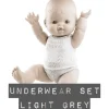 Paola Reina baby Gordi ondergoedset licht grijs