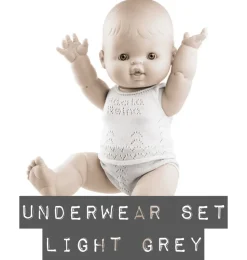 Paola Reina baby Gordi ondergoedset licht grijs