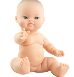Paola Reina Gordi babypop meisje Aziatisch met wenkbrouwen / lichte ogen