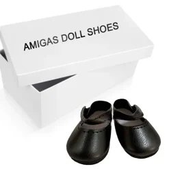 Paola Reina zwarte schoenen voor Amigas poppen