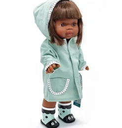 Skru00e5llan regenlaarsjes voor poppen van 36 tot 40 cm