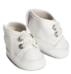 Skru00e5llan witte sneakers (past op Gordi poppen en Miniland poppen