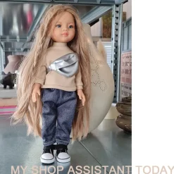 Zilveren heuptas voor (AMIGAS) poppen